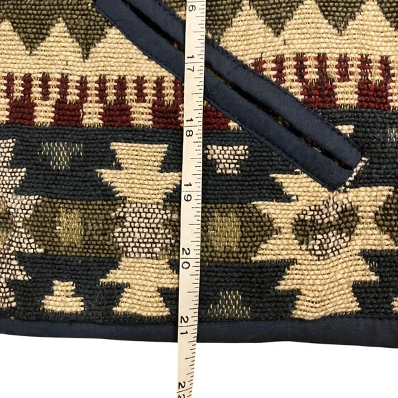 VTG 90s Tapestry Blazer Coat Womens M Button Up - Picture 7 of 10